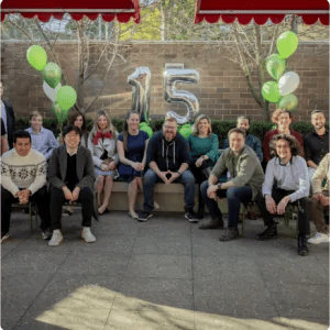 click click media 15 year team photo