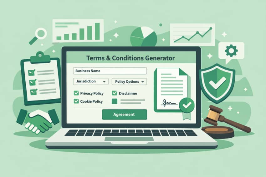 terms and conditions generator asset
