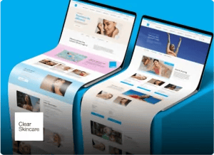 clear skincare site stills