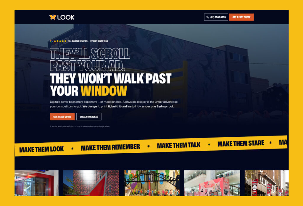 Look Landingpage