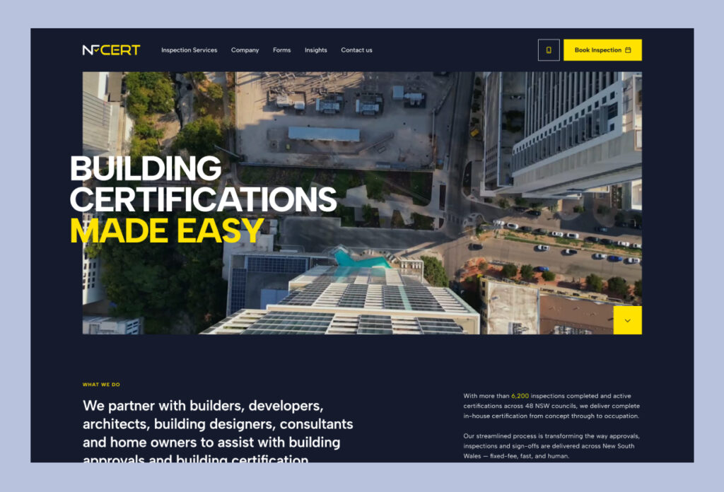 Nf Cert Homepage