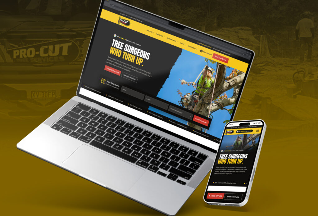 Pro Cut Tree Services Website Asset