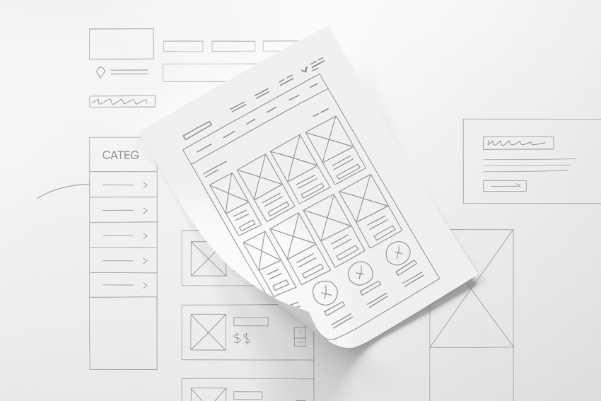 wireframe asset